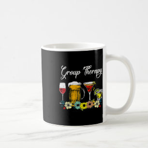 Fun Group Therapie Floral Drink Gles psychische Ge Kaffeetasse