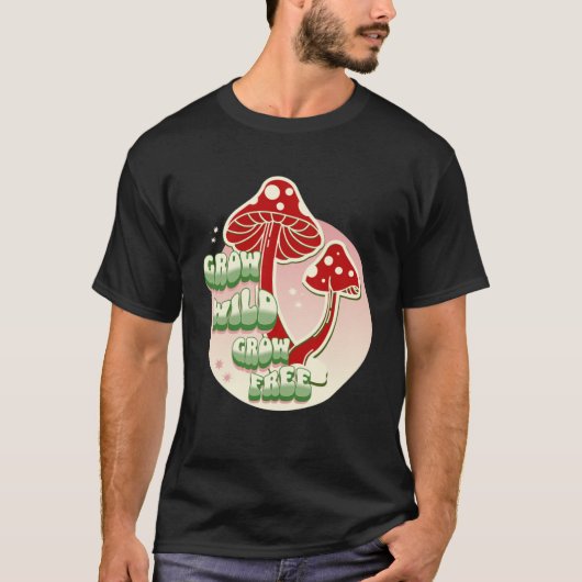 Fun Grow Wild Grow Free Design Pullover Hoodie (Vorderseite)