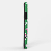 Fun grüne Schädel und Bogen Muster Case-Mate iPhone Hülle (Hinten/Rechts)