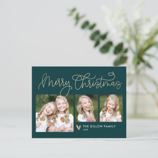 Fun Gruß EDITABLE FARBE Ferienkarte Postkarte (Stehend Vorderseite)