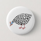 Fun Guinea Hen Button (Vorderseite)