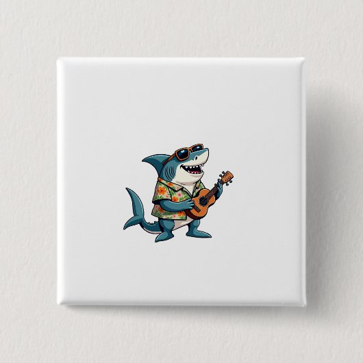 Fun Guitar PlayingT-Shirt Button (Vorderseite)