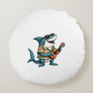 Fun Guitar PlayingT-Shirt Rundes Kissen