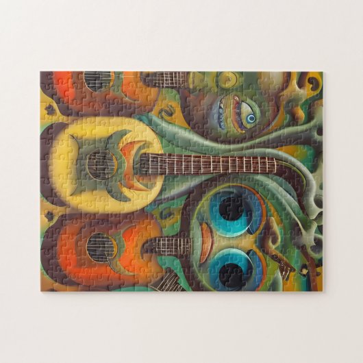 Fun Guitar Puzzle (Horizontal)