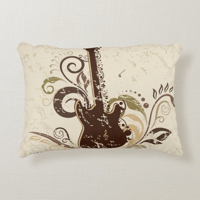 Fun Guitar Reversible Decorative Kissen (Vorderseite)