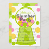 Fun Gumball Maschine Einladung (Vorne/Hinten)