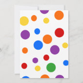 Fun Gumball Maschine Einladung (Rückseite)