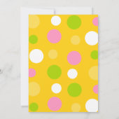 Fun Gumball Maschine Einladung (Rückseite)