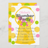 Fun Gumball Maschine Einladung (Vorne/Hinten)