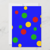 Fun Gumball Maschine Einladung (Rückseite)