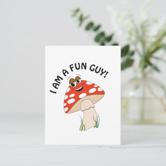 Fun Guy Postcard Postkarte (Stehend Vorderseite)
