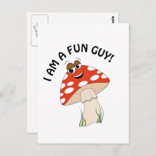 Fun Guy Postcard Postkarte (Vorne/Hinten)