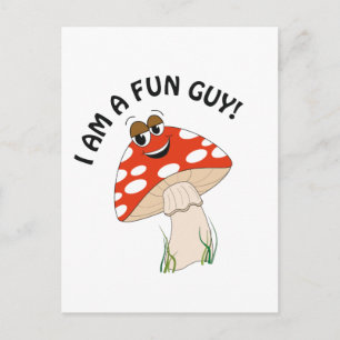 Fun Guy Postcard Postkarte
