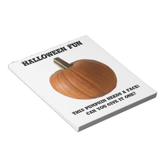 Fun Halloween Activity Pad Notizblock (angewinkelt)