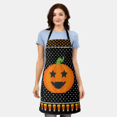 Fun Halloween Baby Pumpkin Candy Corn Schürze (Getragen)