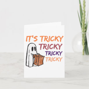 Fun Halloween Boo Es ist Tricky Tricky Tricky Karte