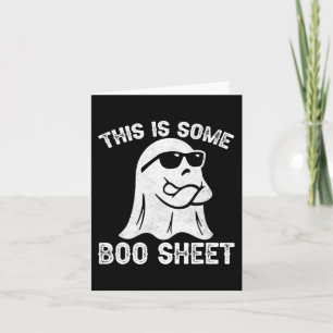 Fun Halloween Boo Ghost Kostüm Dies ist einige Boo Karte