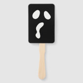 Fun Halloween bootgesichtsgeister beängstigendes P Fächer (Vorderseite)