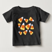 Fun Halloween Candy-Muster Spaß Bonbons Leckereien Baby T-shirt (Vorderseite)