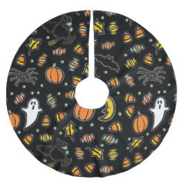 Fun Halloween Decor Polyester Weihnachtsbaumdecke