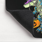 Fun Halloween Dinosaur T Rex Mummy Pumpkin Candy S Mousepad (Ecke)