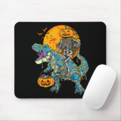 Fun Halloween Dinosaur T Rex Mummy Pumpkin Candy S Mousepad (Mit Mouse)