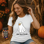 Fun Halloween Ein Albernes Gänse-T-Shirt; Geisterk T-Shirt