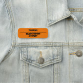 Fun Halloween Event Employee Namensschild (Beispiel)