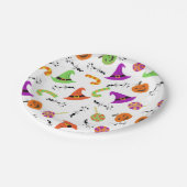 Fun Halloween Gemustert Paper Teller (Schrägansicht)