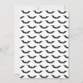 Fun Halloween Housewarming Party Blue Front Door Ankündigung (Rückseite)