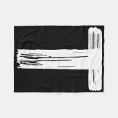 Fun Halloween Karneval Kostümbrief T Green Vint Fleecedecke (Vorderseite (Horizontal))