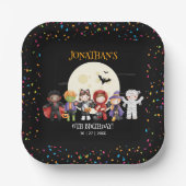 Fun Halloween Kids Costume Geburtstagsparty Pappteller (Vorderseite)