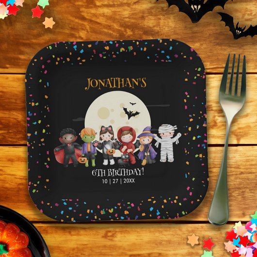 Fun Halloween Kids Costume Geburtstagsparty Pappteller