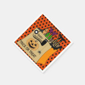Fun Halloween Paper Party Napkin Serviette (Ecke)