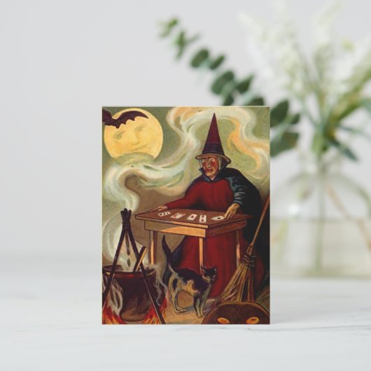 FUN HALLOWEEN-PARTY INVITATION ~ EZ TO CUSTOMIZE! EINLADUNG (Stehend Vorderseite)