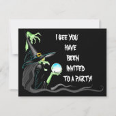 FUN HALLOWEEN-PARTY INVITATION ~ EZ TO CUSTOMIZE! EINLADUNG (Vorderseite)