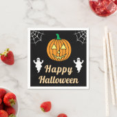 Fun Halloween-Party Niedlich Ghosts Pumpkin Spider Serviette (Beispiel)