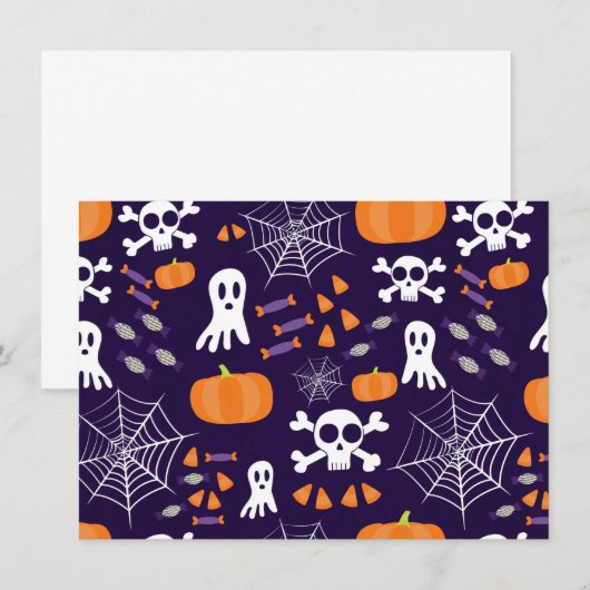 Fun Halloween Pattern (Vorne/Hinten)