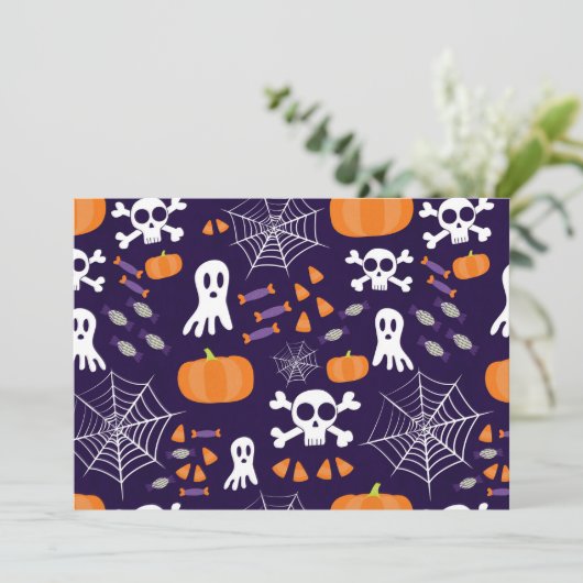 Fun Halloween Pattern (Stehend Vorderseite)