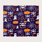 Fun Halloween Pattern (Außenseite Aufgefaltet)