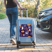 Fun Halloween Pattern Aufkleber (Koffer Insitu)