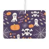 Fun Halloween Pattern Autolufterfrischer (Vorderseite)
