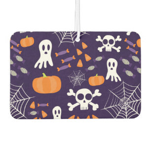 Fun Halloween Pattern Autolufterfrischer