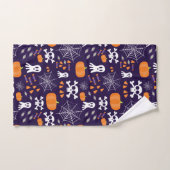Fun Halloween Pattern Badhandtuch Set (Handtuch)