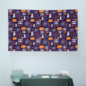 Fun Halloween Pattern Banner (Messe)