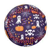 Fun Halloween Pattern Baseball (Vorderseite Links)