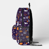 Fun Halloween Pattern Bedruckter Rucksack (Rechts)