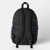 Fun Halloween Pattern Bedruckter Rucksack (Rückseite)