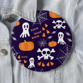Fun Halloween Pattern Button (Beispiel)