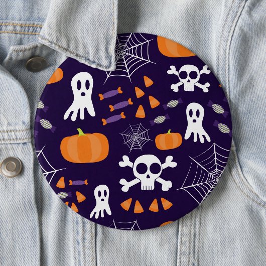 Fun Halloween Pattern Button (Beispiel)